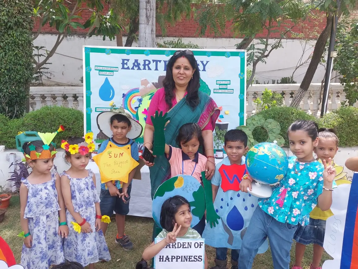 Lesson on Mother Earth through fancy dress in Pre primary | The Indian  School