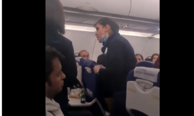 Air hostess tells passenger during quarrel in midair, "I am not your servant"