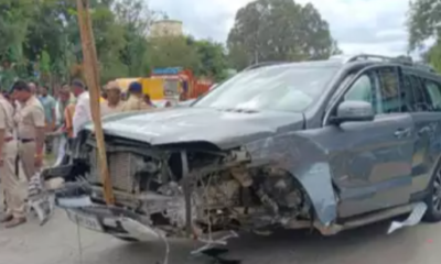 Prahlad Modi, a family member, and others were hurt in a car accident close to Mysuru