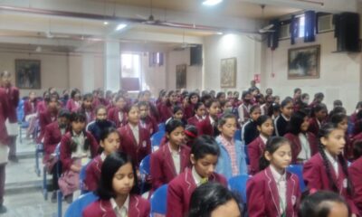 Menstrual health and hygiene management session in DAV school jaipur