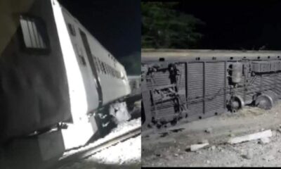 11 coaches are impacted as the Mumbai-Jodhpur Train derails in Rajasthan