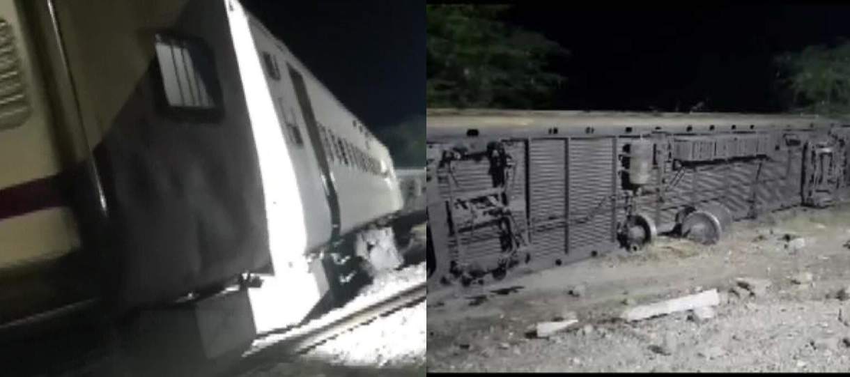 11 coaches are impacted as the Mumbai-Jodhpur Train derails in Rajasthan