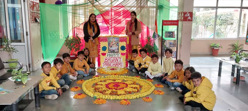 Basant Panchami festival celebrated at DAV Centenary Public School