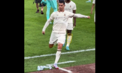 After Al-defeat, Nassr's furious Cristiano Ronaldo kicks water bottles and storms off the field