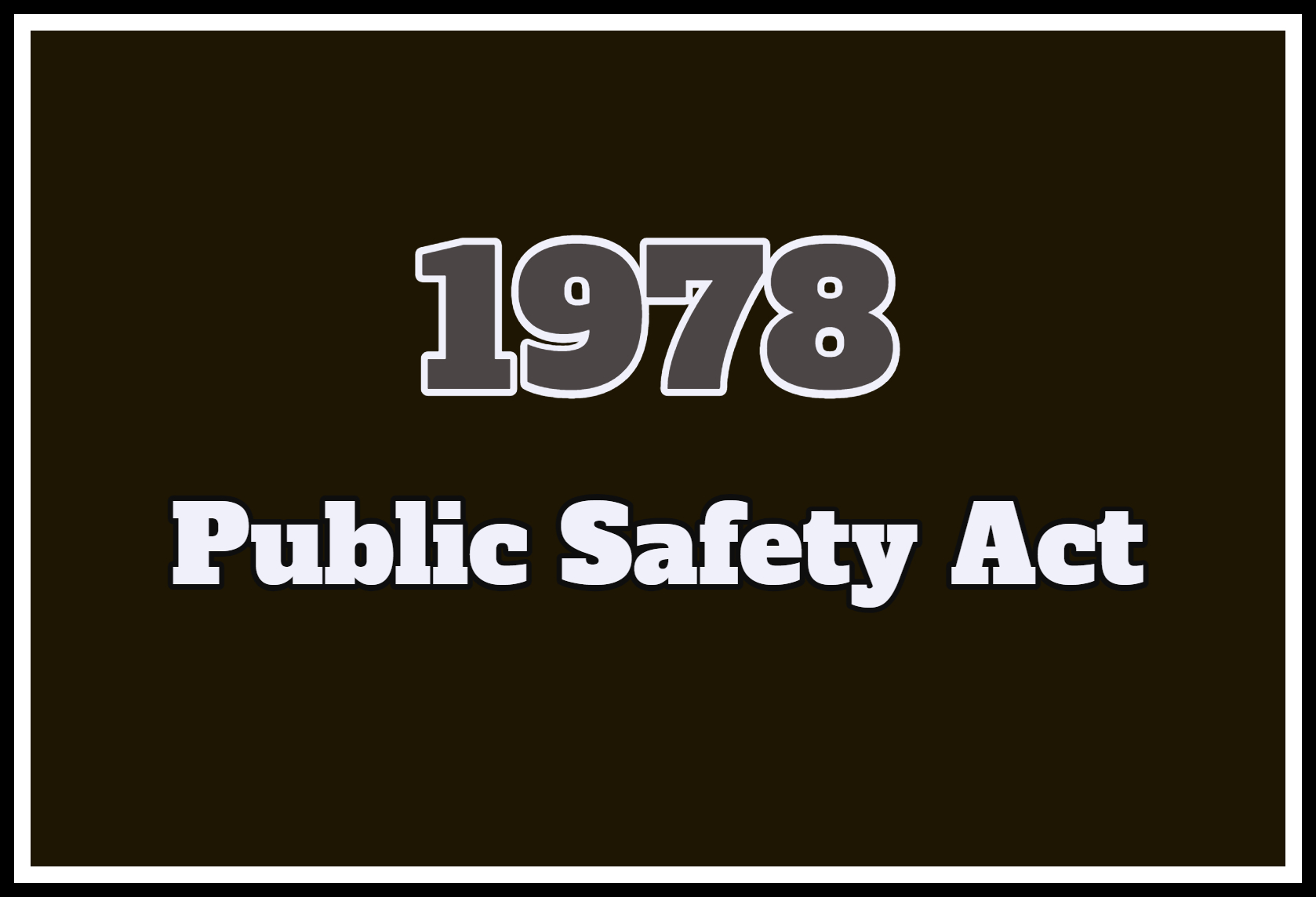 Public Safety Act