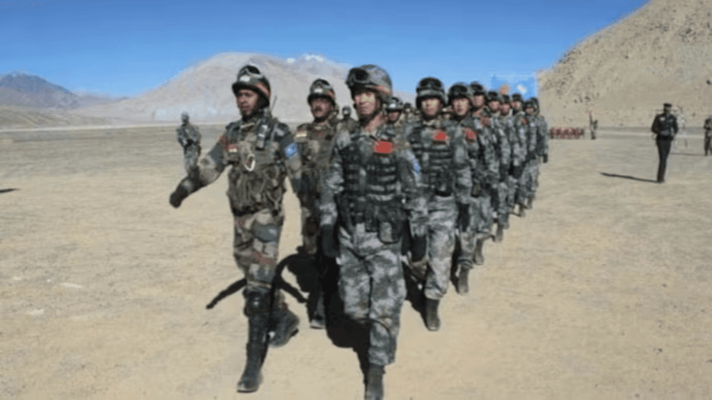 India-China Border Disengagement: Troop Withdrawal Process Completes in Depsang and Demchok; Diwali Brings Sweet Exchange Tradition 141 India-China Diwali celebration