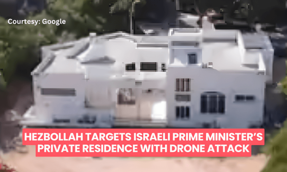 Netanyahu residence targeted