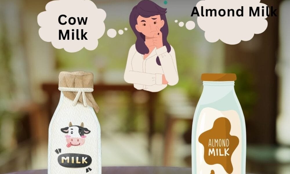 Cow Milk Almond Milk