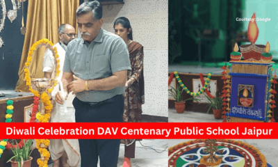 Diwali Celebration DAV Centenary Public School Jaipur