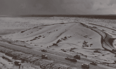 Snowfall in Saudi Arabia's