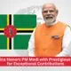 PM Modi to Receive Dominica's Highest Honour