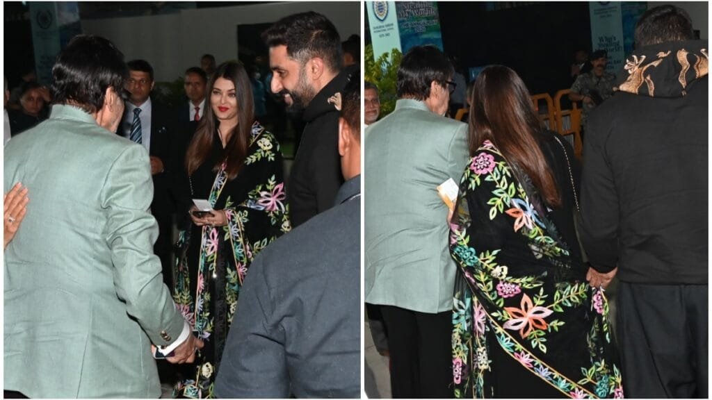 Aishwarya Rai and Abhishek Bachchan Attend Aaradhya's School Event, Silencing Divorce Rumors 141 abhishek bachchan holds aishwarya rais dupatta 190243106 16x9 0