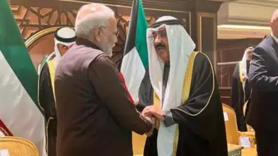 PM Modi Attends Opening Ceremony of Arabian Gulf Cup and Meets Kuwaiti Emir 101 arabian