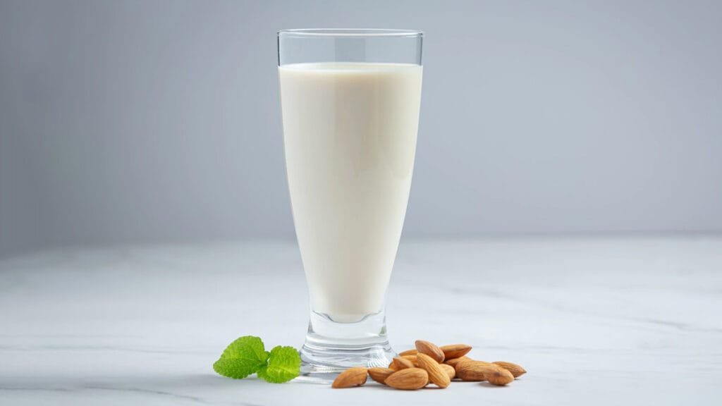 almond milk
