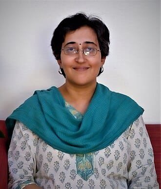 The Political Dynamics of Delhi: Chief Minister Atishi and Governor Vinai Kumar Saxena Cast Their Votes 140 Atishi Marlena