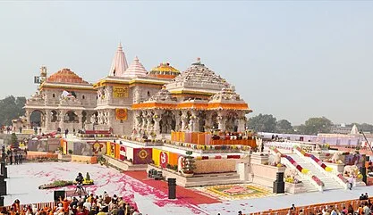 Ayodhya Ram Mandir Inauguration Day Picture
