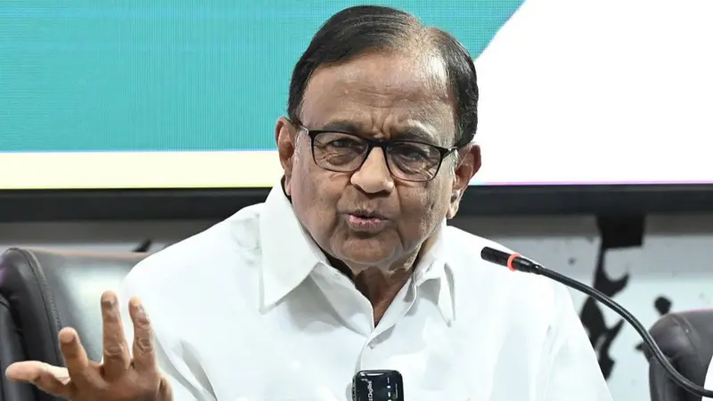 Chidambaram Pahalgam controversy Erupts in Political Firestorm 115 Chidambaram Getty Image