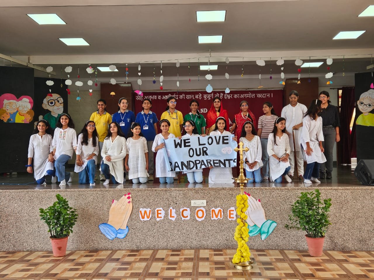 Grandparents’ Day Jaipur School Celebration on 26 July ,honored grandparents’ vital role – a heartfelt 121 Sofia School 2