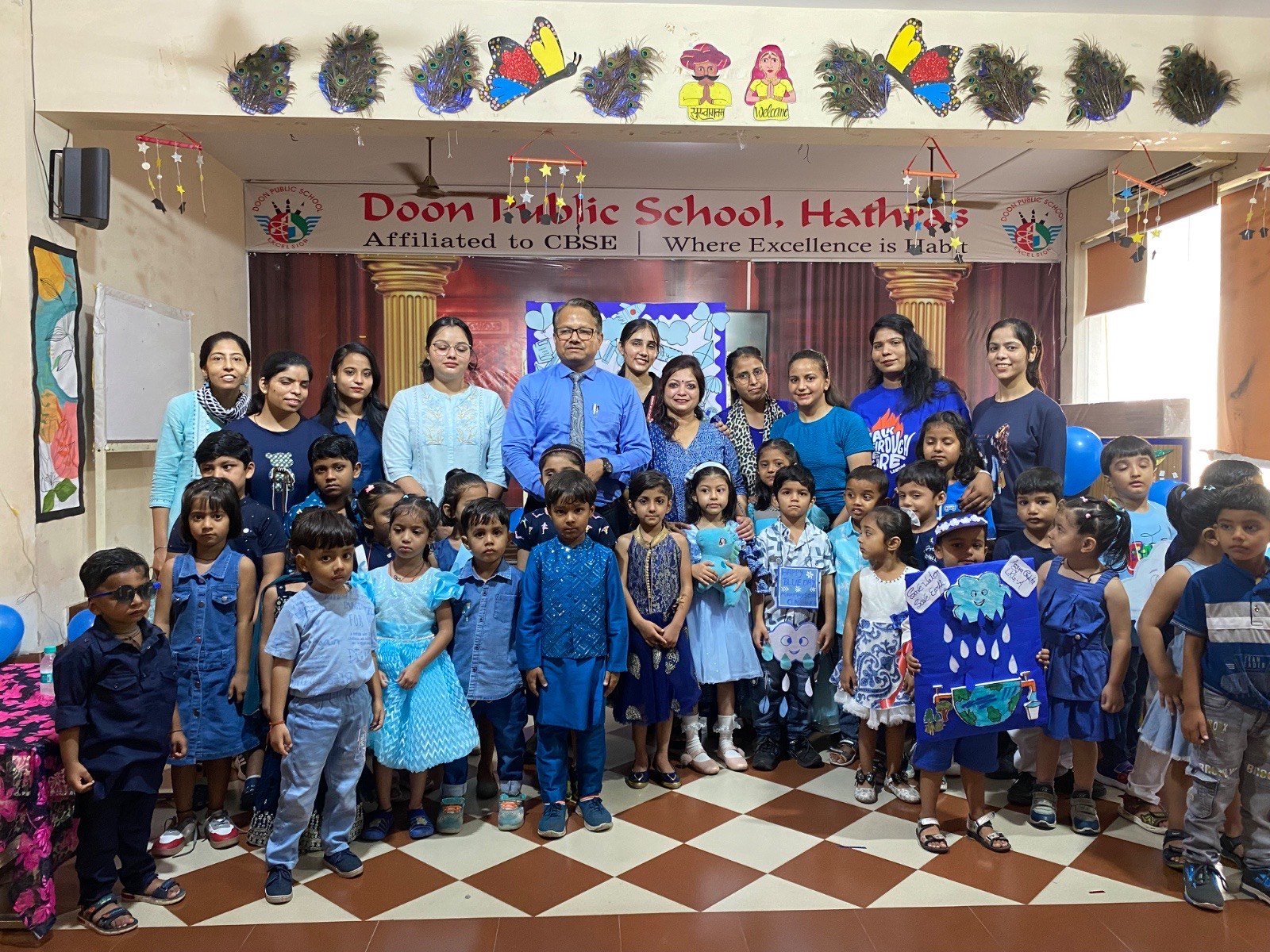 Doonites Celebrate “Blue Day” – A Splash of Serenity and Joy 106 Doon Public School
