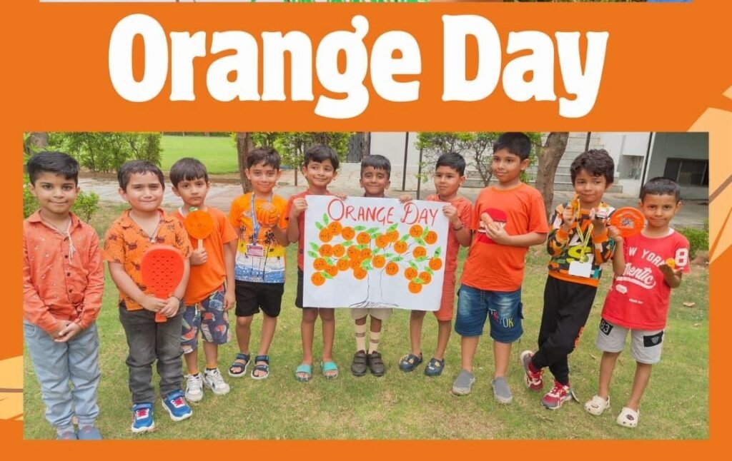 Orange Day Adds a Splash of Joy at DAV Centenary Public School, Jaipur 140 Orange Day DAV School