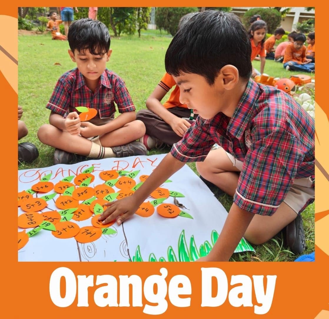Orange Day Adds a Splash of Joy at DAV Centenary Public School, Jaipur 124 Orange Day DAV