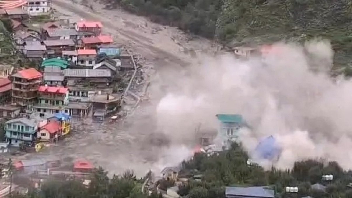 uttarkashi‑cloudburst‑flash‑flood‑devastation‑4‑dead 137 Uttarkashi cloudburst flash flood