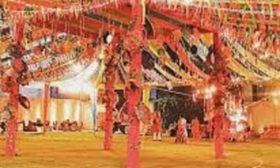 Garba Pandal warning posters in Madhya Pradesh