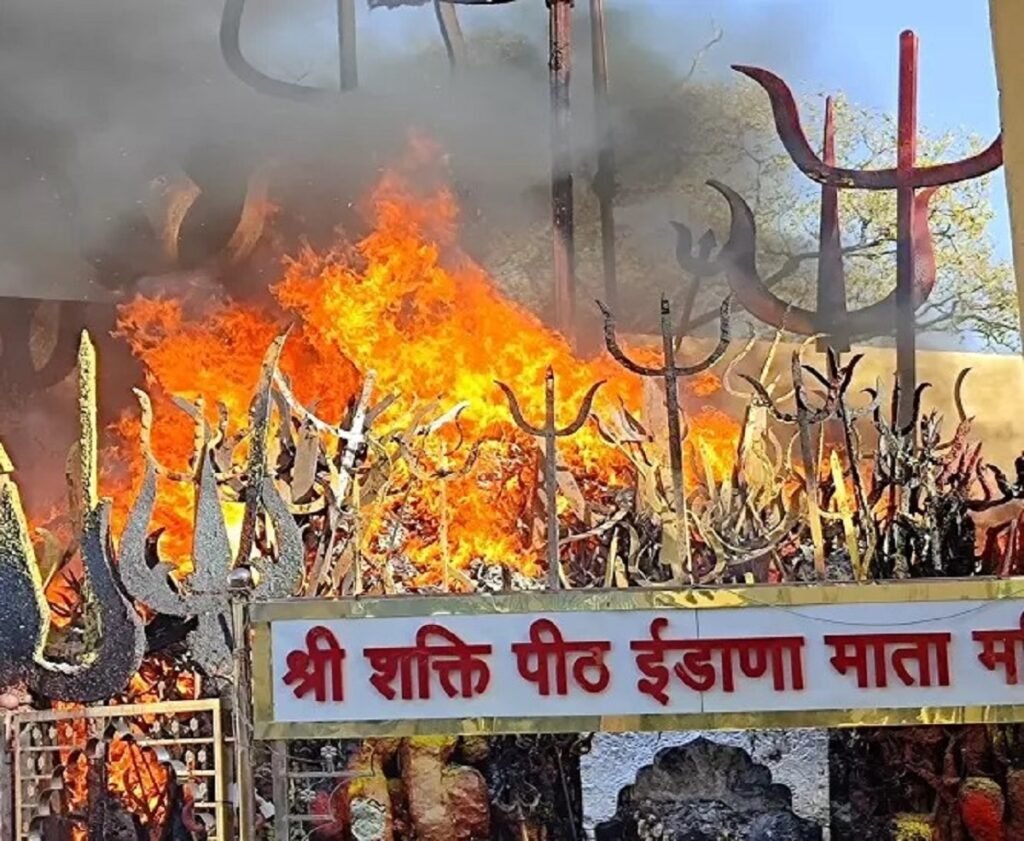 Idana Mata Temple in Rajasthan, where the goddess performs a miraculous fire bath. Learn the secrets, rituals, and local legends of this divine marvel- 140 Idana mata ji