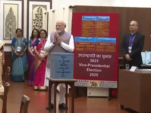 Vice Presidential Election 2025 sees NDA’s CP Radhakrishnan leading decisively— 147 Vice Presidential Election 2025