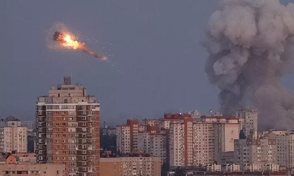 Russia largest drone attack Ukraine government building