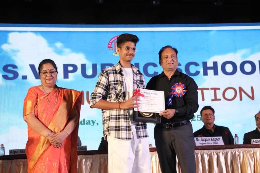 Shyam Kapoor (CBSE Regional Officer) at SV Public School