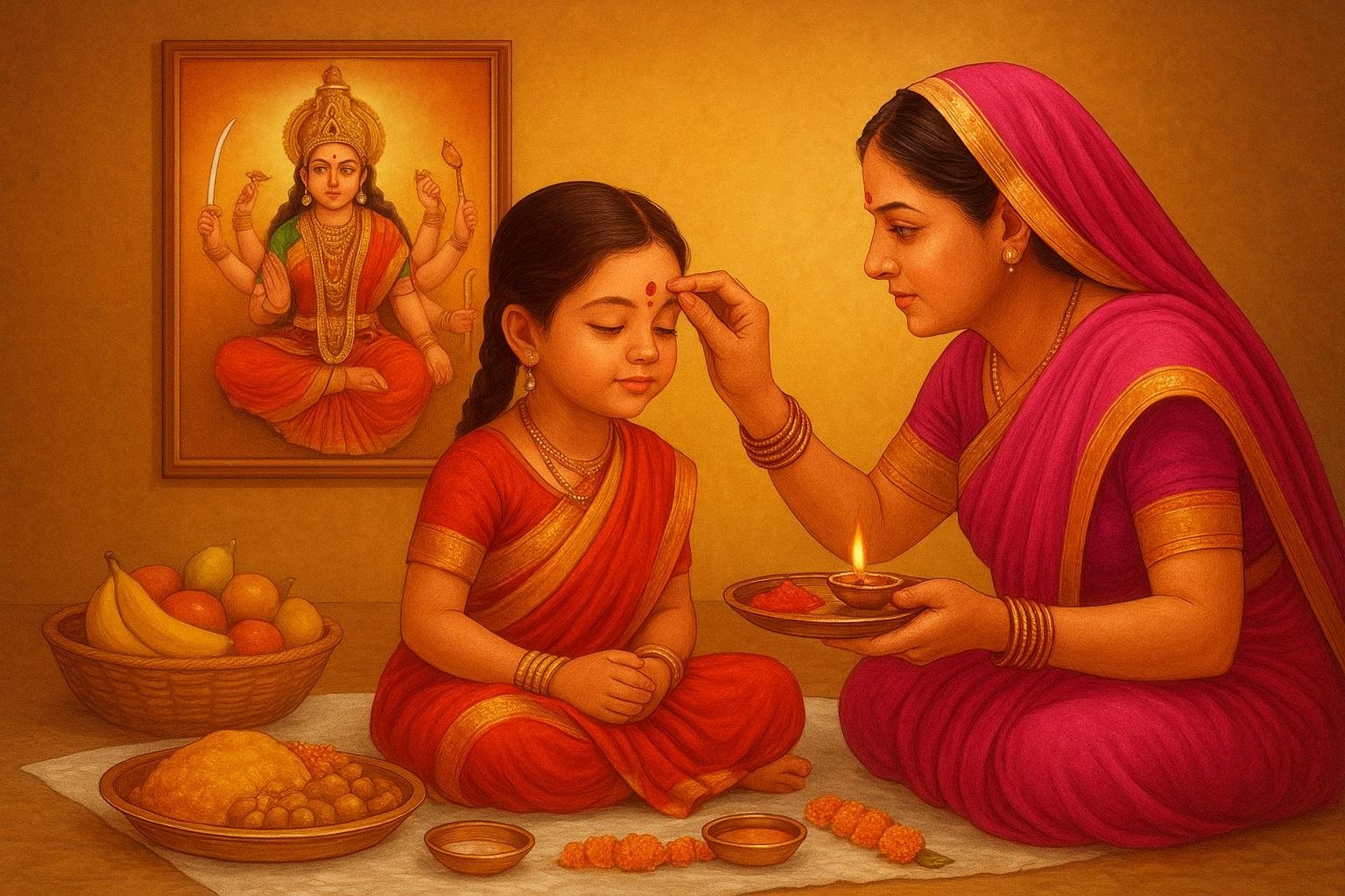 Kanya Pujan 2025 Step-by-Step Rituals, Timings, and Powerful Benefits Explained- 156 The Kanya Pujan 2025