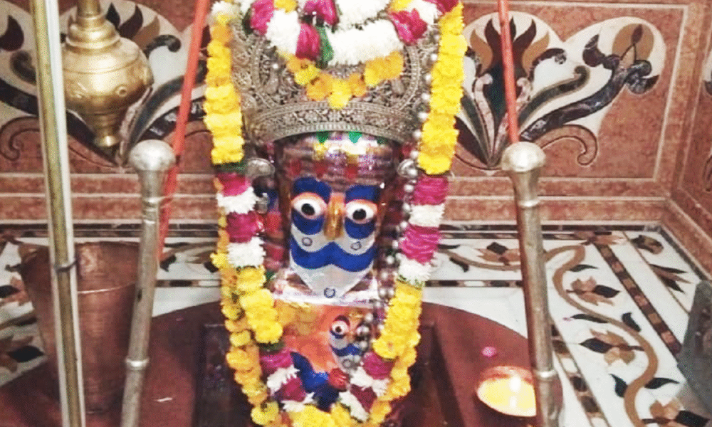 The Shani Dev Temple Ali Village in Kapasan