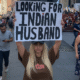 Indian Husband Viral video from Times Square stuns social media. An American girl with a placard seeking an Indian husband- 160 The phrase Indian Husband Viral has been trending globally
