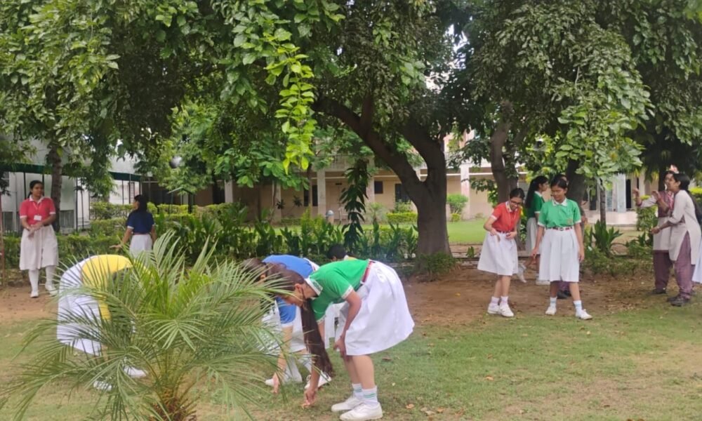 The Cleanliness Drive for Swachh Bharat at DAV Jaipur