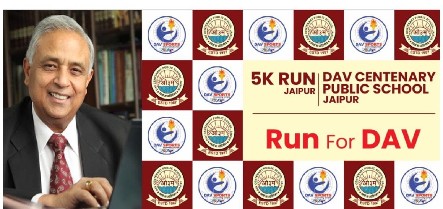 RUN for DAV was a life-changing mini marathon in Jaipur that promoted fitness, unity, and health among students — 150 The RUN for DAV