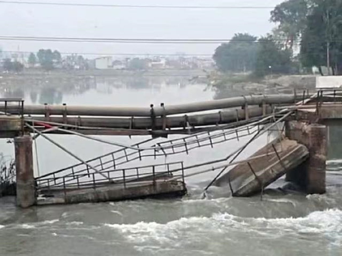 Yamuna bridge collapse on a condemned 80-year-old bridge in Yamunanagar gravely warns of infrastructure neglect and near-miss disaster- 143 The Yamuna bridge collapse