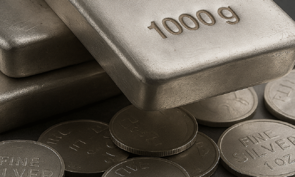 The silver rate today in India has dipped