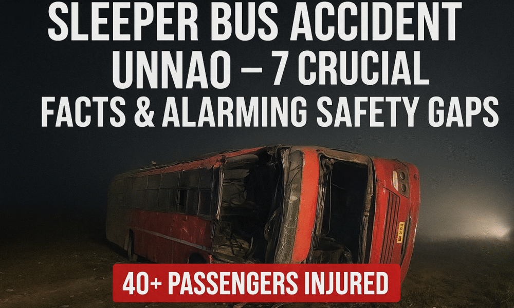 The sleeper bus accident Unnao