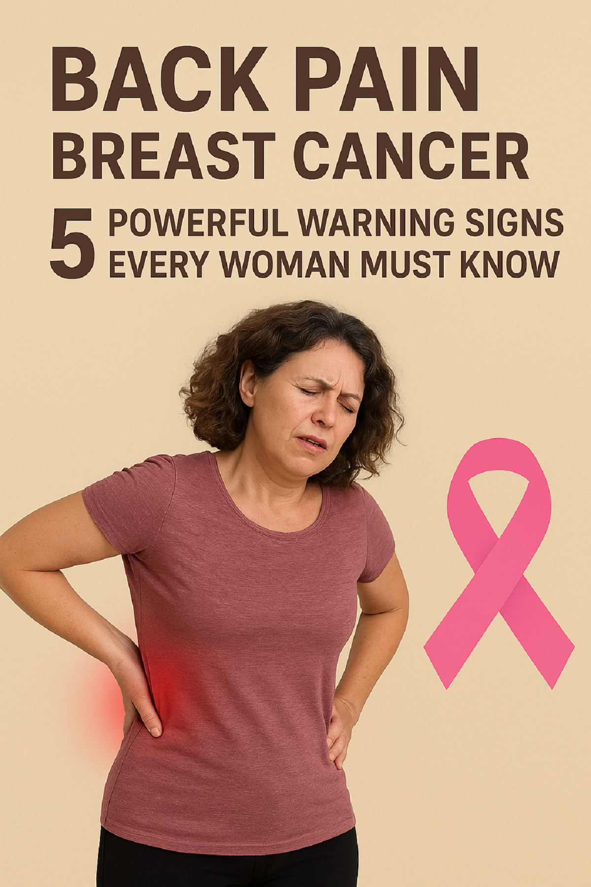 Back pain breast cancer may not be the most common phrase