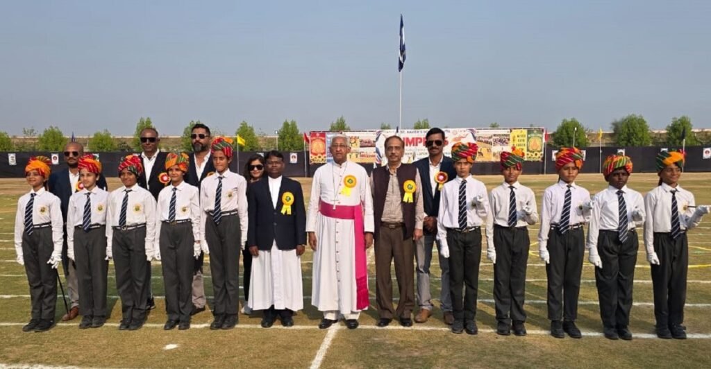 Impetus Junior Sports Day 2025 brought extraordinary energy, teamwork, and performances at St. Xavier’s School Nevta- 140 Impetus Junior Sports Day 2025