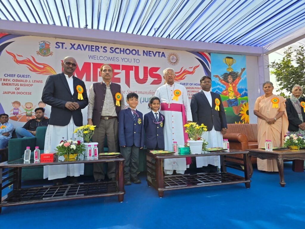 Impetus Junior Sports Day 2025 brought extraordinary energy, teamwork, and performances at St. Xavier’s School Nevta- 142 Impetus Junior Sports Day 2025 4