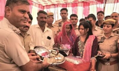 In the village of Kalwār near Jaipur, the entire police station staff stepped in, not just as law-enforcers but as family members