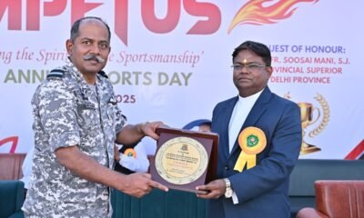 The Impetus 2025 Sports Festival concluded with the soulful National Anthem, echoing unity and patriotism across the grounds