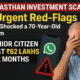 The recent case of the Rajasthan investment scam —