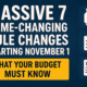 The rule-changes starting November 1