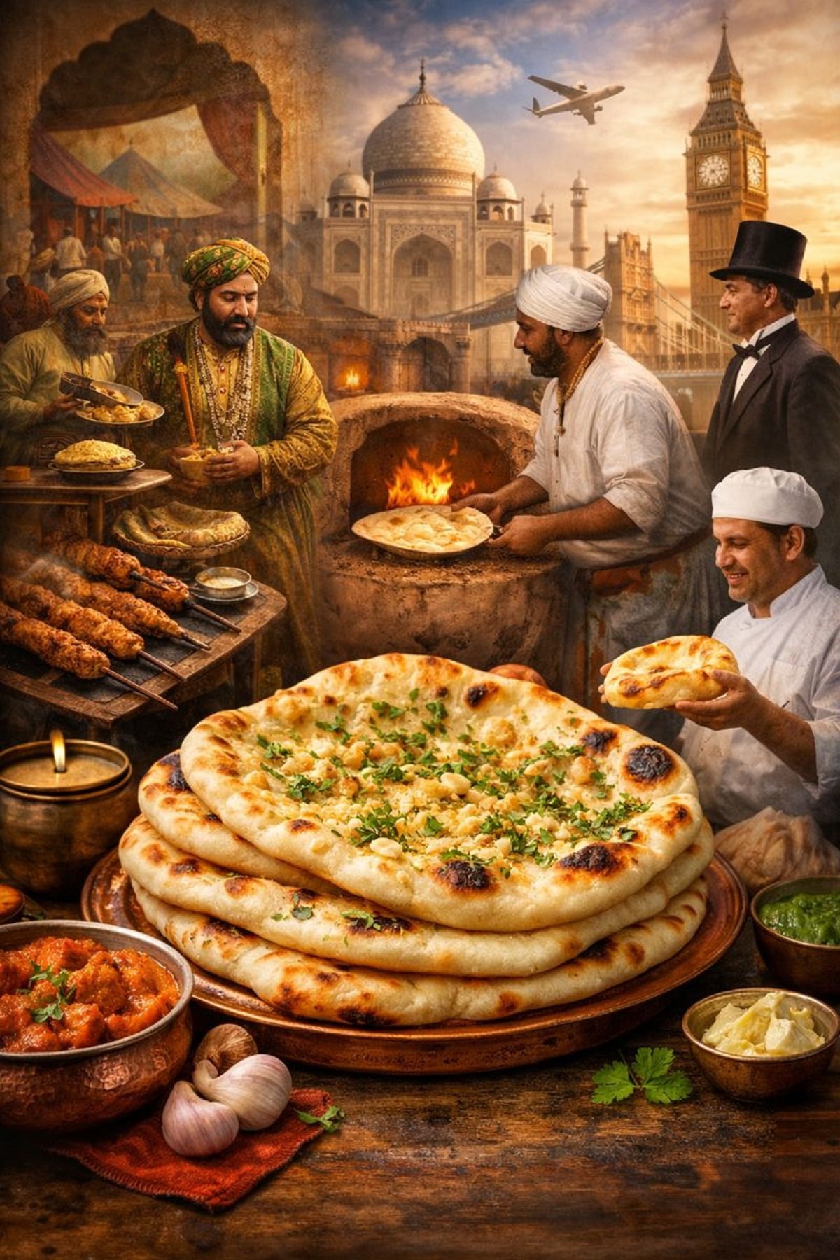 Butter Garlic Naan History- 153 The Butter Garlic Naan History