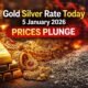 The Gold Silver Rate Today 5 January 2026