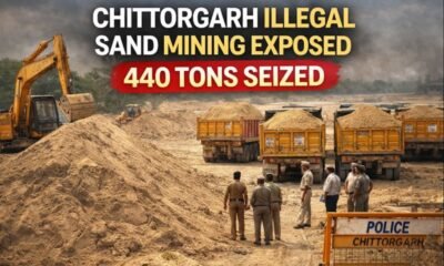 The Chittorgarh Illegal Sand Mining crackdown has revealed not just illegal stockpiles