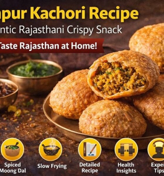 The Jodhpur Kachori Recipe is not just a snack